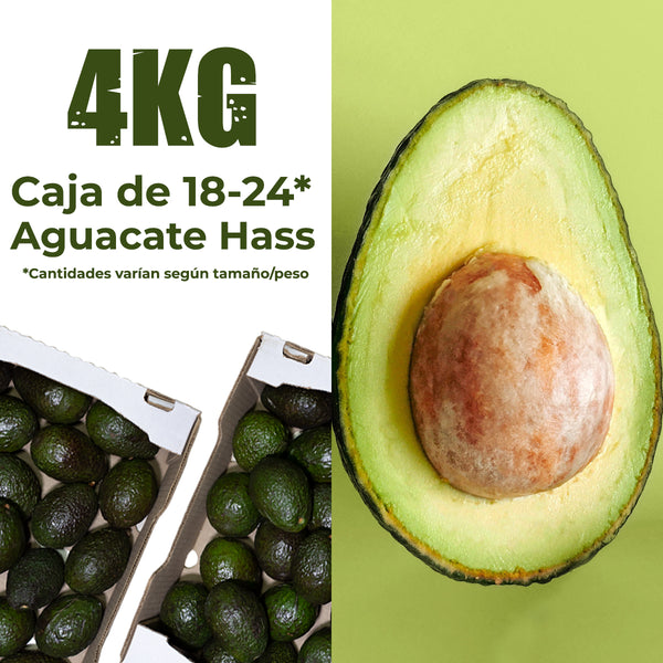 Aguacate Hass | Media Caja de 4 KG