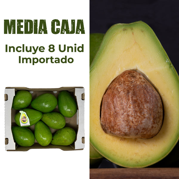 Aguacate Importado | Media Caja de 8 unidades